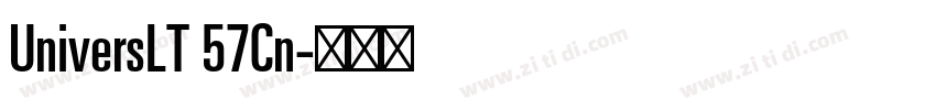 UniversLT 57Cn字体转换